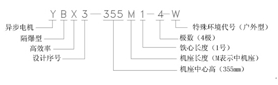 YBX3產(chǎn)品型號(hào)說(shuō)明